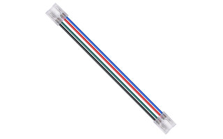 COB LED Strip connector met draad voor 12mm 4 pins