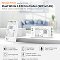 Milight / MiBoxer Single color + Dual White 2 in 1 LEDStrip Zone Controller FUT035W+