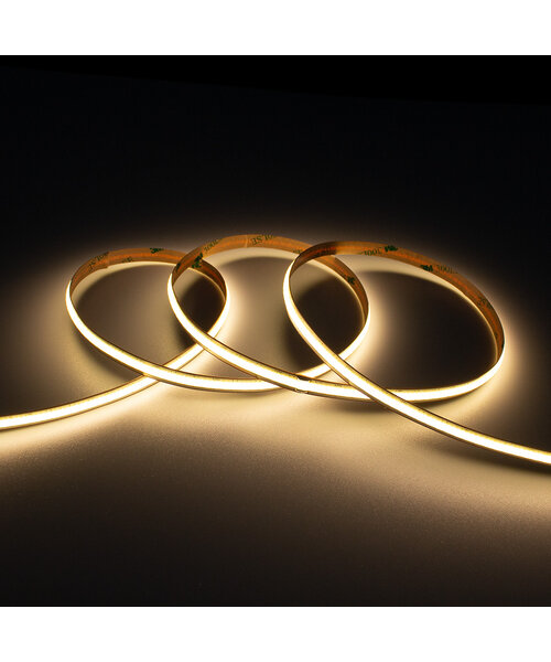 COB LED Strip Warm Wit - 3000K - 5 meter - 24 Volt - IP54