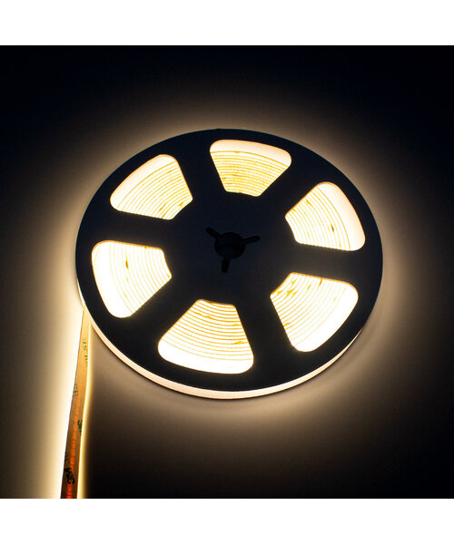 COB LED Strip Warm Wit - 3000K - 5 meter - 24 Volt - IP54