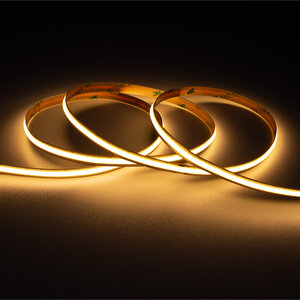 COB LEDStrip Extra Warm Wit - 2700K - 5 meter - 24 Volt - IP54 - Cut Anywhere