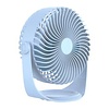 Orico Draadloze USB ventilator - 3 standen - 2000mAh - Lichtblauw