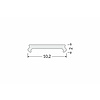 TOPMET Zwarte Click cover 20 meter voor Slim8 en SMART10 profielen C2