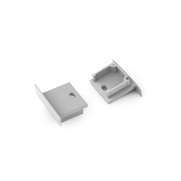 TOPMET Einddop Zilver voor SMART-IN16 profielen