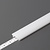 TOPMET 2 Meter Click Cover Opaal Melkglas Type K voor BOLD12 en FLOOR12 profielen