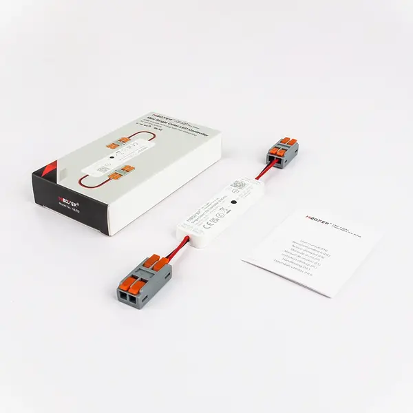 Milight / MiBoxer Mini LED Controller met kabelklemmen voor enkelkleurige Ultra LEDStrips