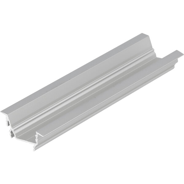 TOPMET 14mm Aluminium Inbouw Hoek Profiel 1 meter Zilver Geanodiseerd DIAGONAL14