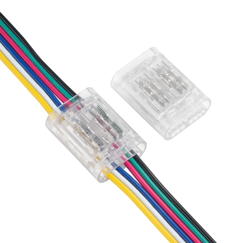 Mini Kabelverbindingsklem 6 aderig AWG18-20