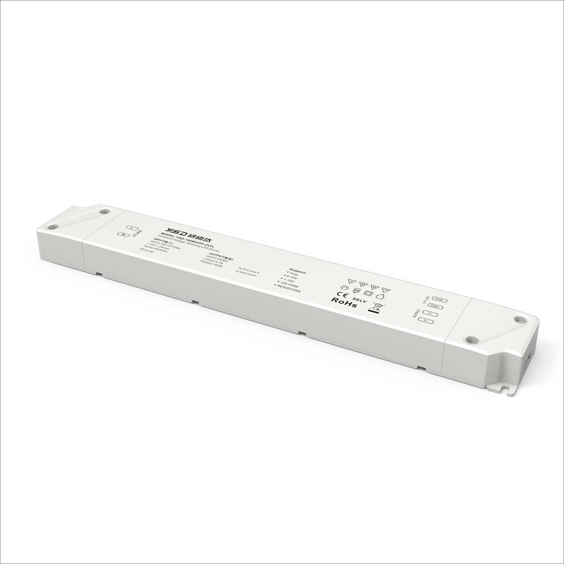 YSD 24 Volt 4.17 Ampere 100 Watt 5in1 Dimbare LED Transformator