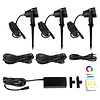 Milight / MiBoxer Complete RGBCCT Tuinverlichting SET met App & RF-bediening – 2.4GHz Smart LED