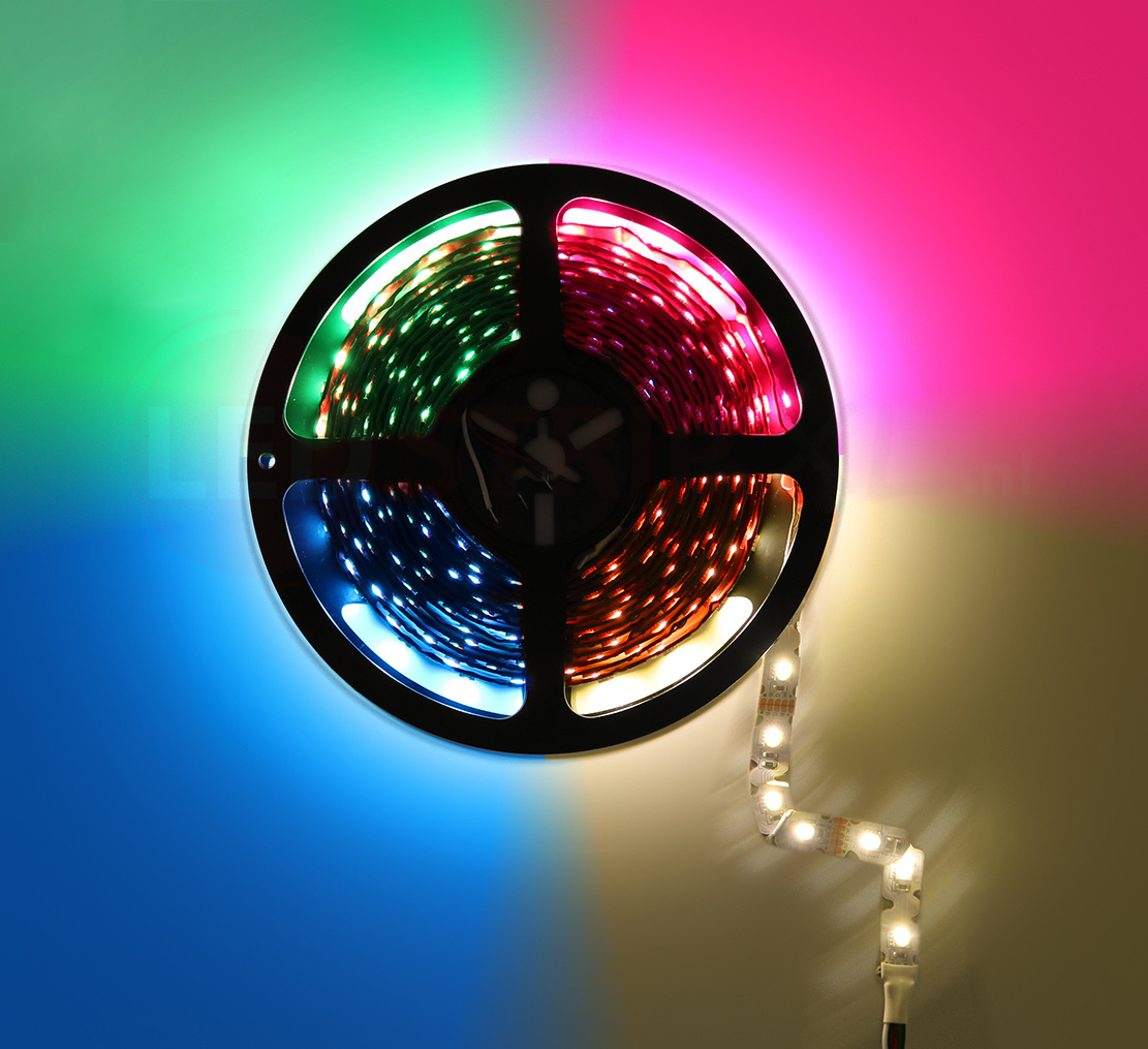12V LED Strip RGBW Buigbaar S-Shape 7.5 Meter