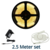 2.5 Meter Extra Warmwit 2500K LEDStrip Set Compleet met dimmer