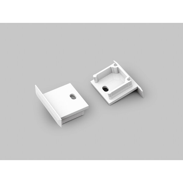 TOPMET Einddop Wit voor SMART-IN16 profielen