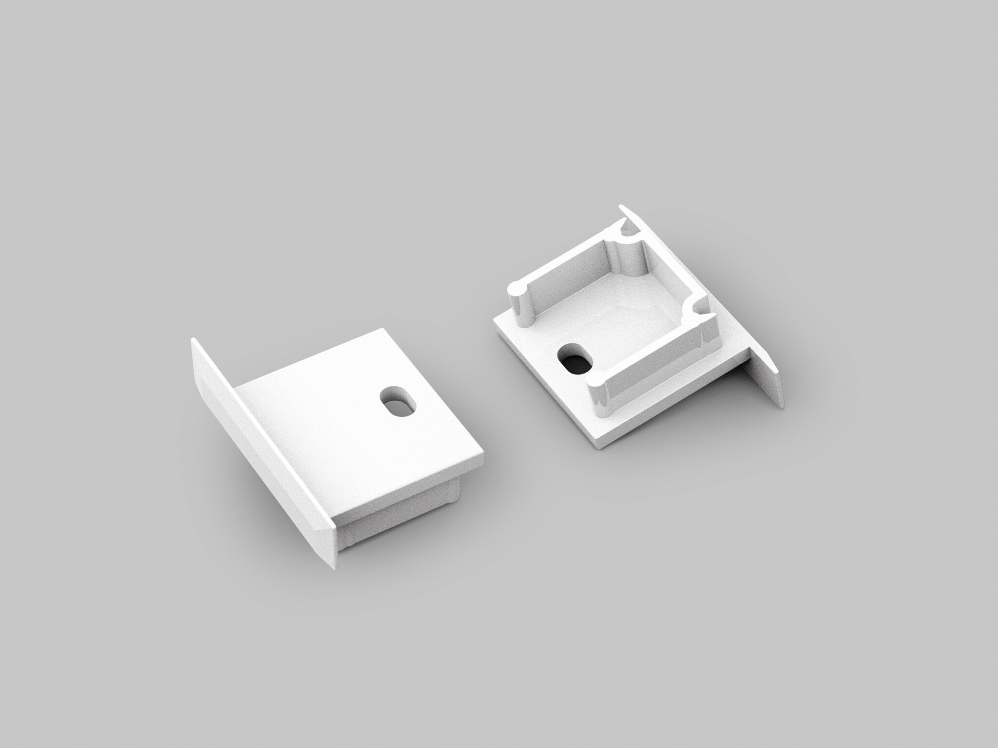 Einddop Wit voor SMART-IN16 profielen