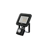 20 Watt LED Floodlight met instelbare Sensor Helderwit 4000k Slimline