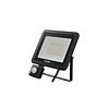 50 Watt LED Floodlight met instelbare Sensor Helderwit 4000k Slimline
