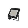 100 Watt LED Floodlight met instelbare Sensor Helderwit 4000k Slimline