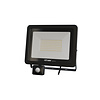 100 Watt LED Floodlight met instelbare Sensor Helderwit 4000k Slimline