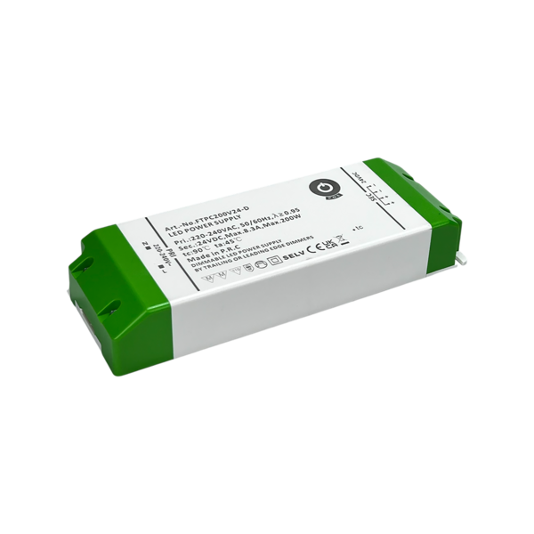 POS POS Triac Dimbare LED driver 24 volt 200 watt Slimline