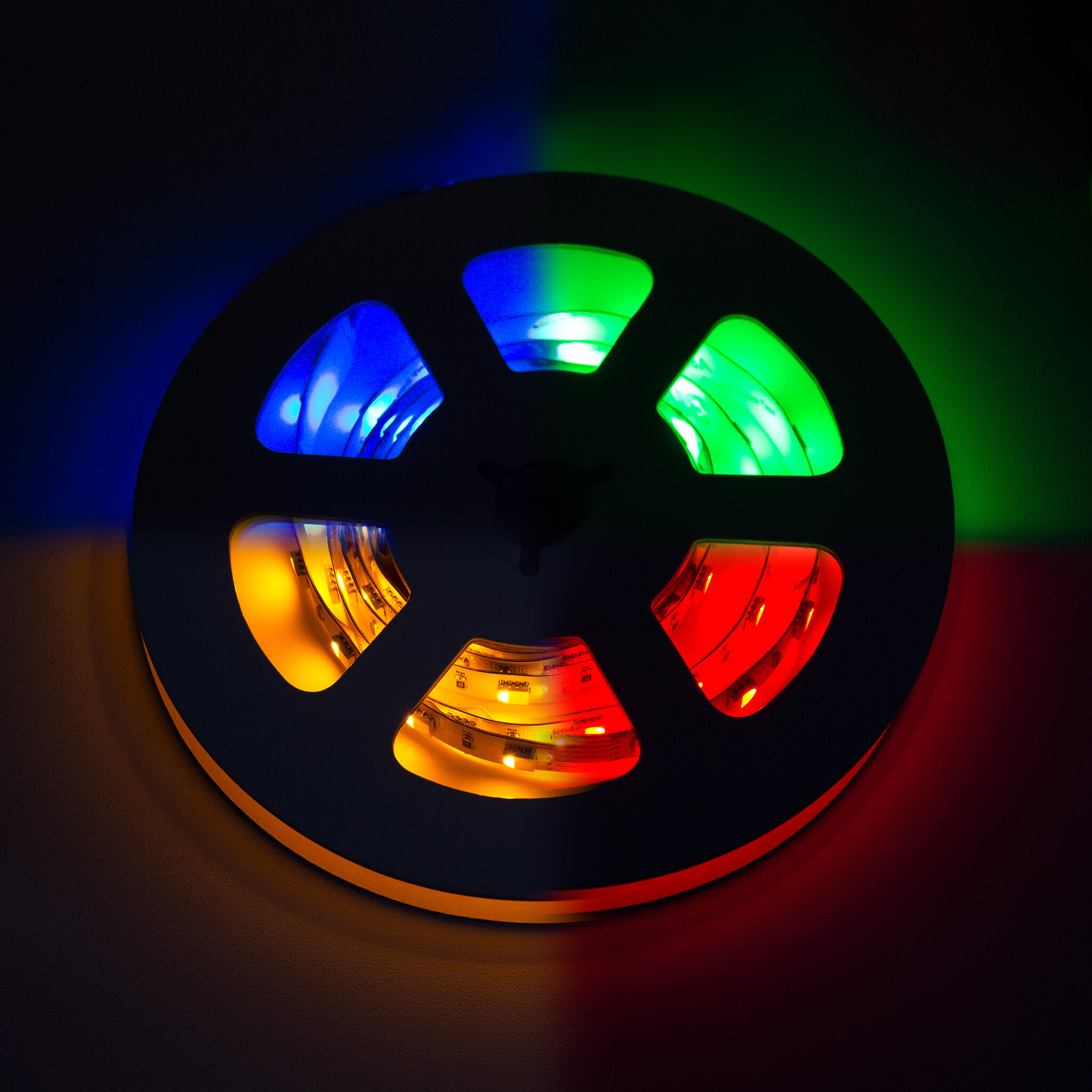 LEDStrip 1 Meter RGB + Amber 60 LED/m 10mm 24 Volt IP20