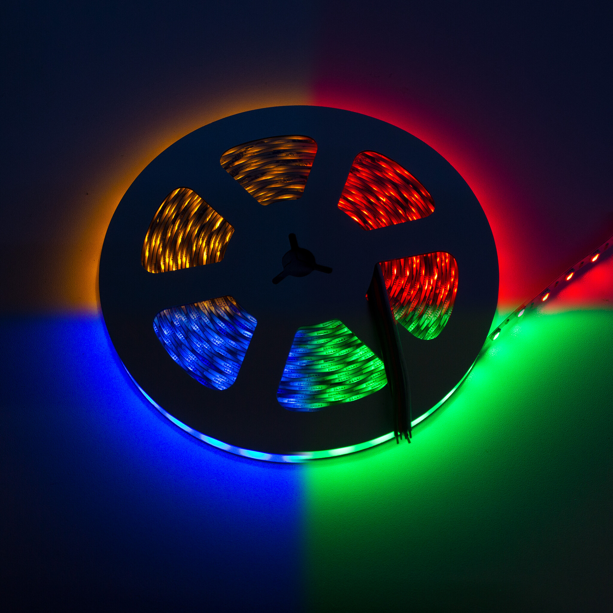 LEDStrip 10 Meter RGB + Amber 60 LED/m 10mm 24 Volt IP20