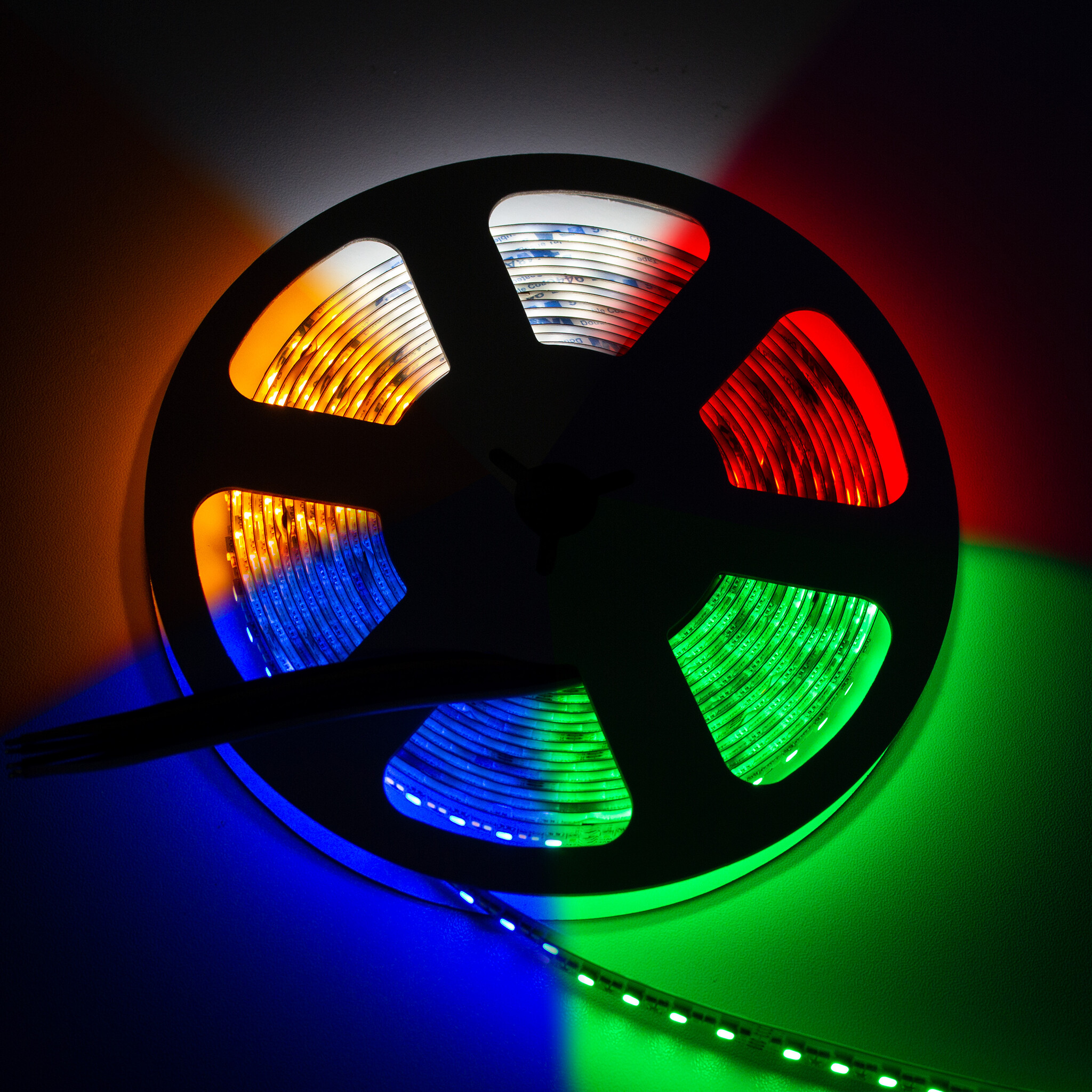 LEDStrip 5 meter RGB + 1800k - 6500k instelbaar 336 LED/m 24 Volt IP20