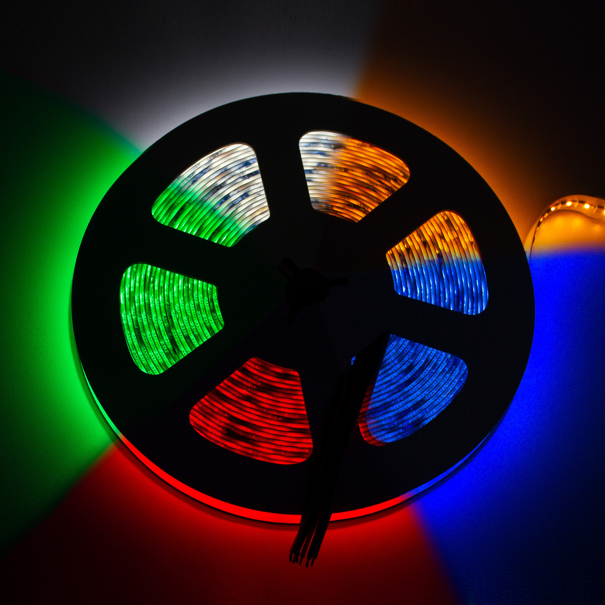 LEDStrip 10 meter RGB + 1800k - 6500k instelbaar 336 LED/m 24 Volt IP20