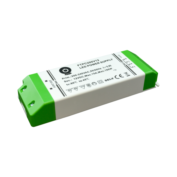 POS POS Stroomadapter 24 volt 8.3 ampère 200watt Gesloten kunststof behuizing met trekontlasting