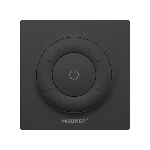 Milight / MiBoxer MiBoxer draadloze wanddimmer Zwart 2.4Ghz K3