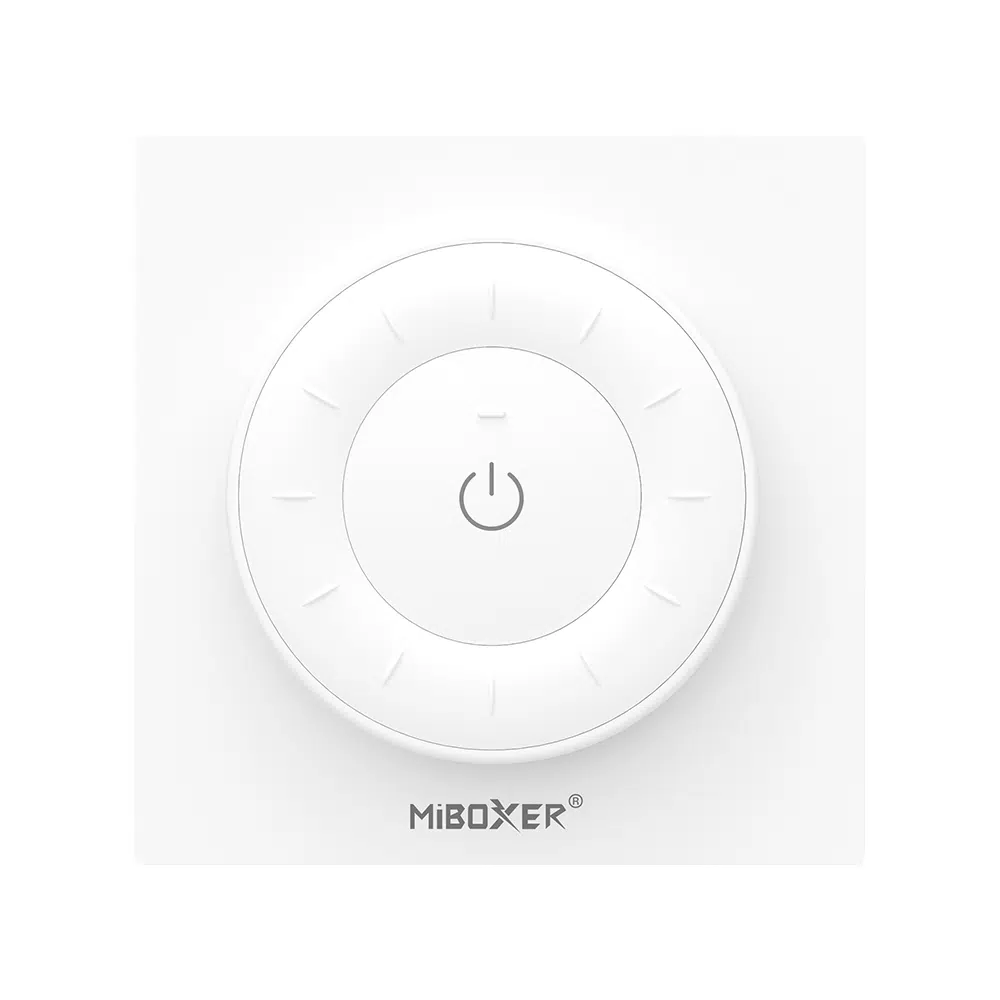 MiBoxer draadloze wanddimmer Wit 2.4Ghz K3