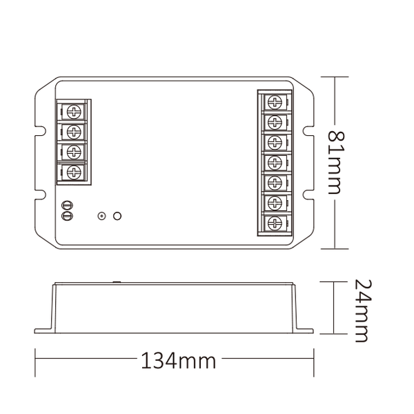 Milight / MiBoxer MiBoxer 5in1 WiFi + 2.4Ghz LED controller 12-48v 30a
