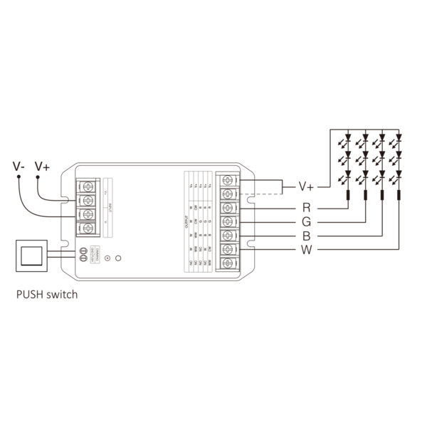 Milight / MiBoxer MiBoxer 5in1 WiFi + 2.4Ghz LED controller 12-48v 30a