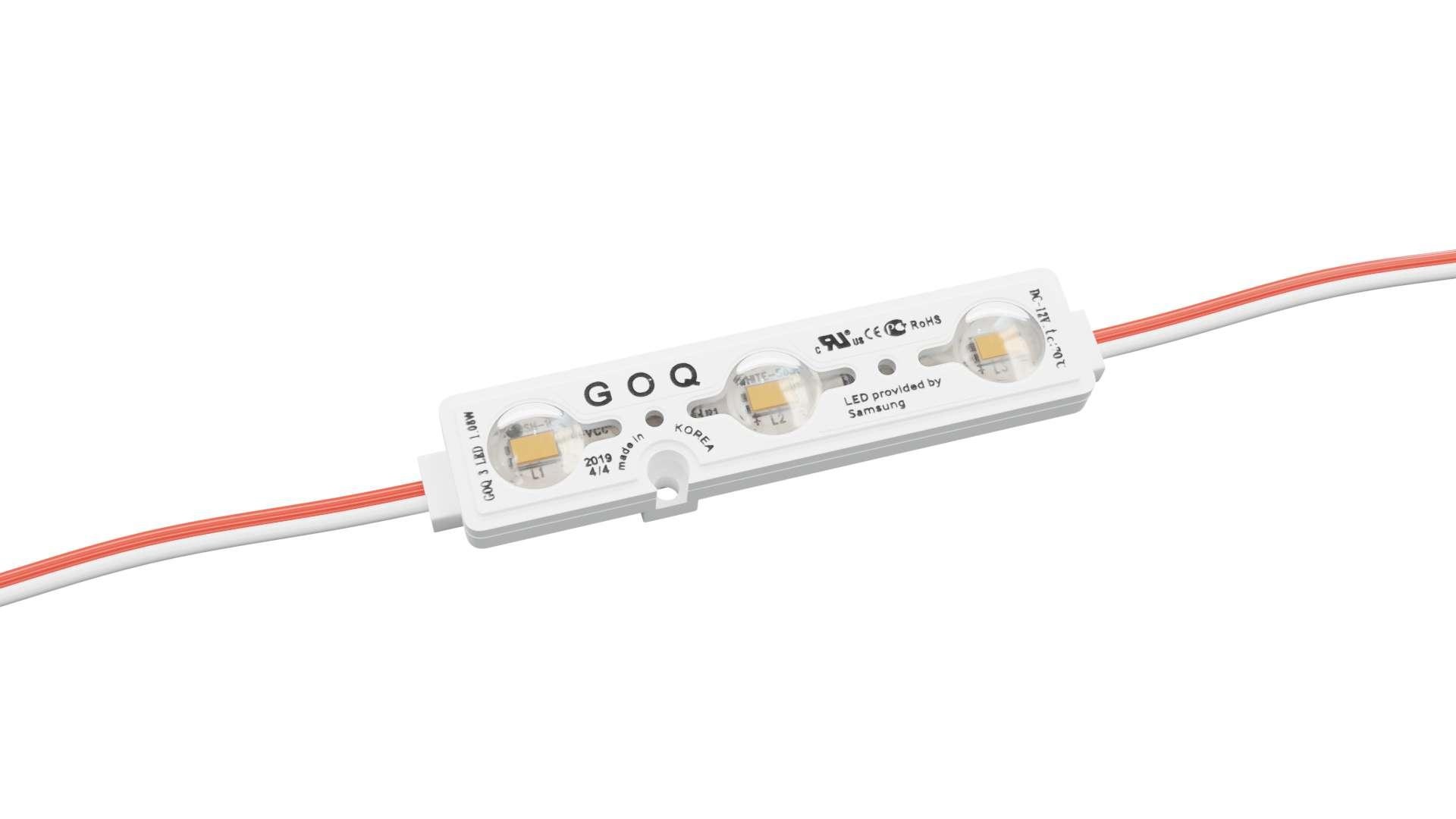 LED Module 3000K Warm Wit 3x LED SMD5630