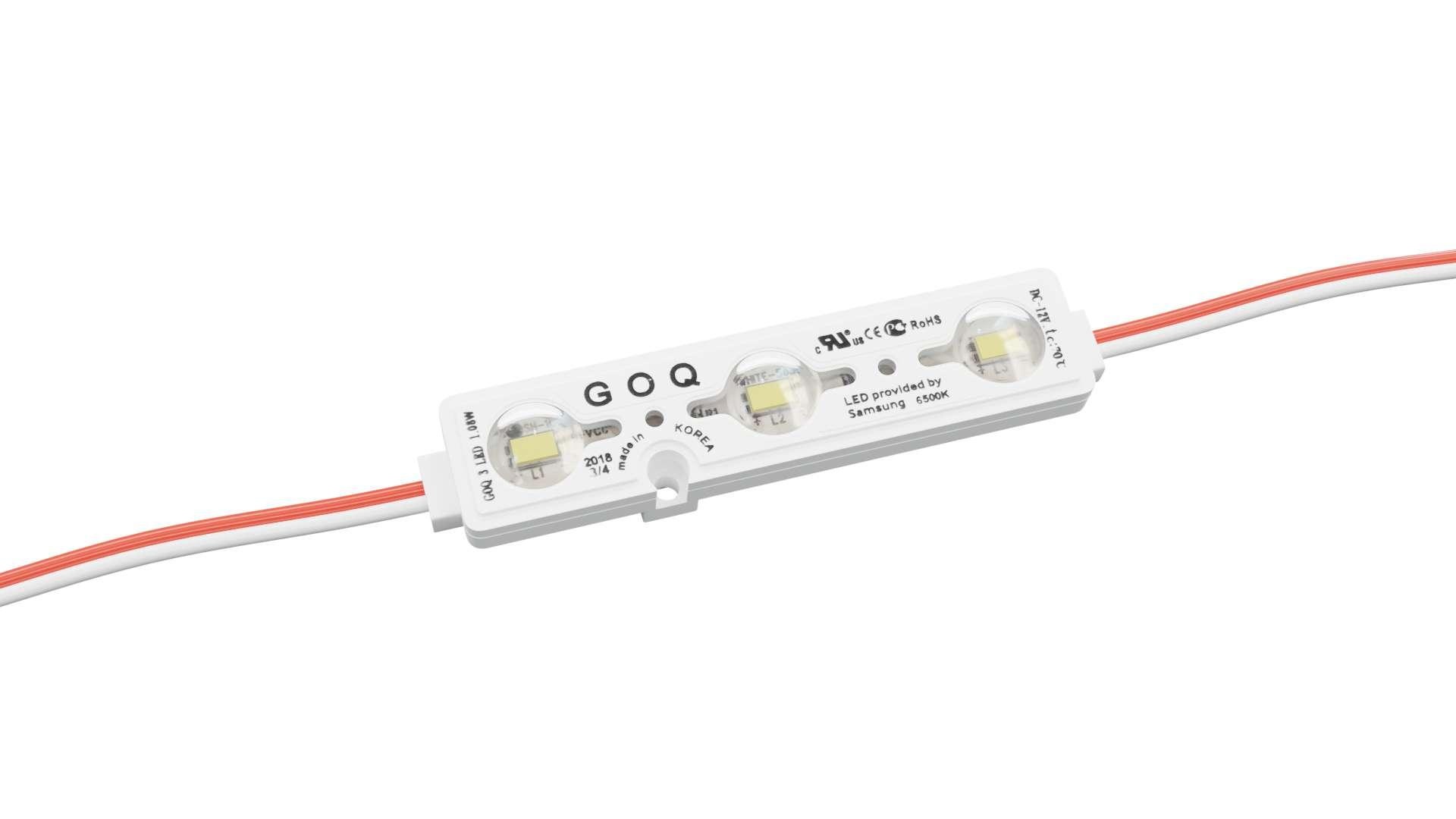 LED Module 6500K Koud Wit 3x LED SMD5630