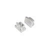 TOPMET Begton12 Einddop Zilver