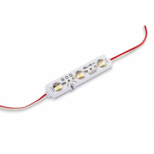 GOQ LED Module Rood 3x LED SMD5630 12 Volt