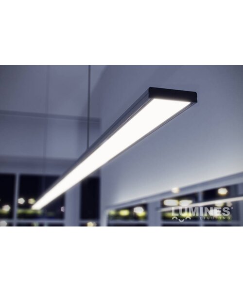 Lumines Aluminium Slim Opbouw Profiel - Architectonisch 1 Meter