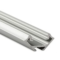 Lumines Aluminium Profiel voor hoeken 2 meter Zilver Geanodiseerd