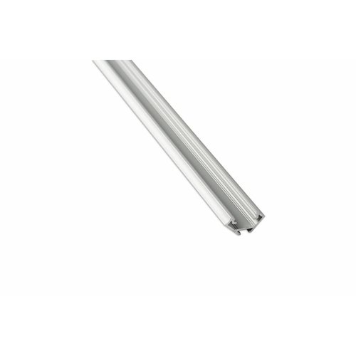 Lumines Aluminium Profiel voor hoeken 2 meter Zilver Geanodiseerd