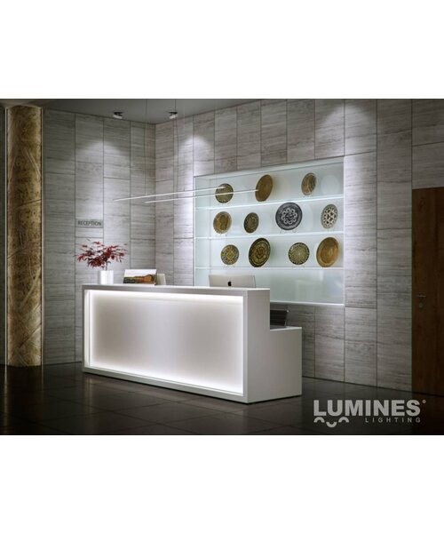 Lumines Aluminium Profiel XL Opbouw 1 meter geanodiseerd