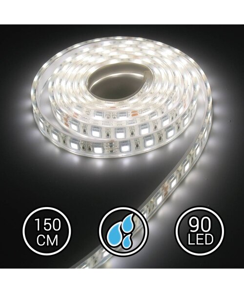 Aquarium LED Strip Extra Bright Helder Wit 150CM 24V 6000K