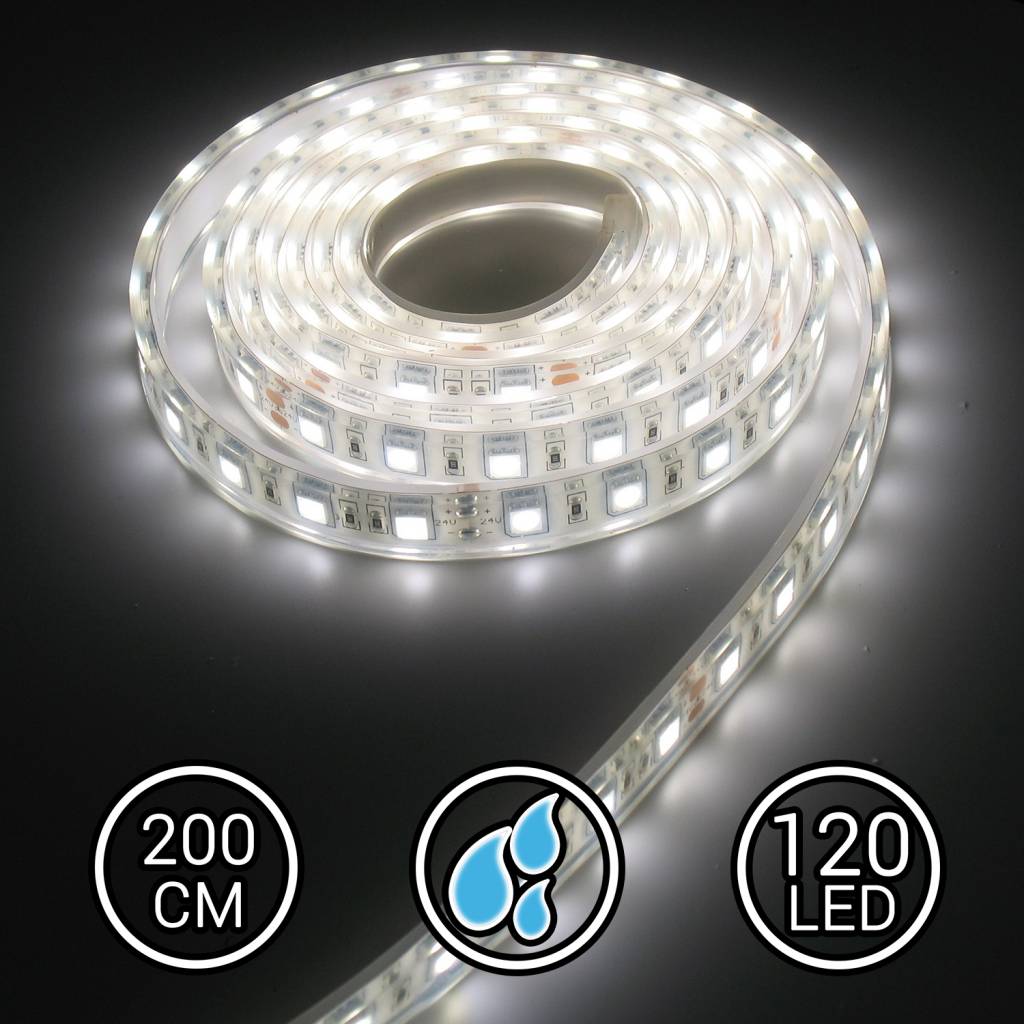 Aquarium LED Strip Extra Bright Helder Wit 200CM 6000K