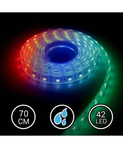 Aquarium LED Strip RGB 70CM Multi-Kleur 24V