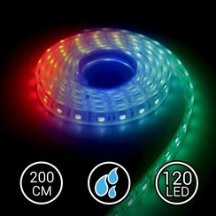 Aquarium LED Strip RGB 200CM Multi-Kleur