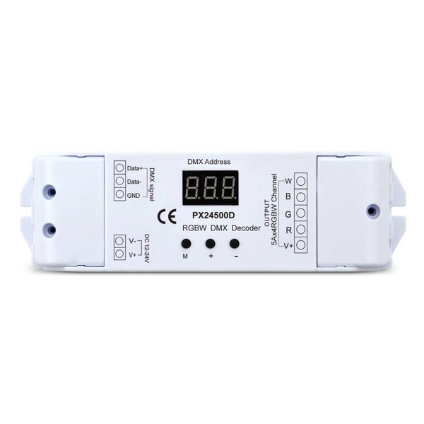 Euchips DMX Decoder RGBW 4 kanaals
