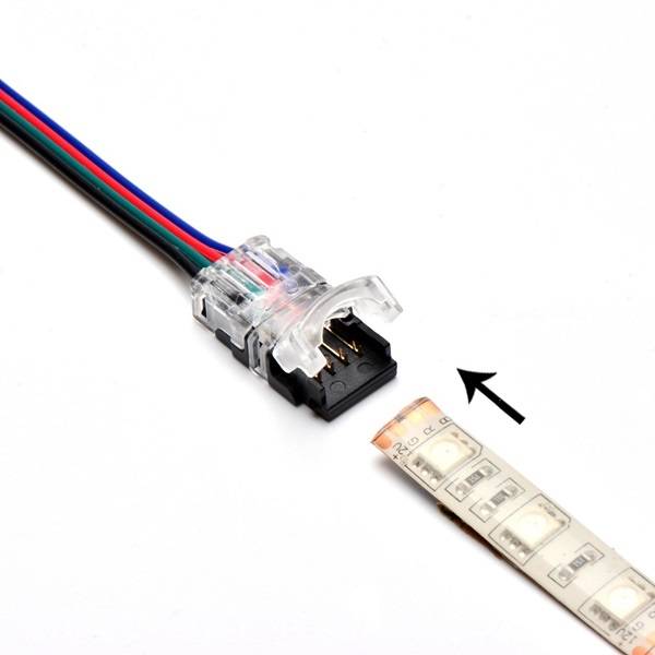Mier Promotie fax Klik Connector voor RGB LED Strips IP65 | LEDStripXL - LEDStripXL