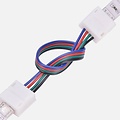 RGB ledstrip connector koppelstuk 15cm 4-aderig, verbinden zonder te solderen