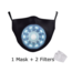 DG Gesichtsmaske für Kinder - Waschbare, wiederverwendbare Maske - Iron Man