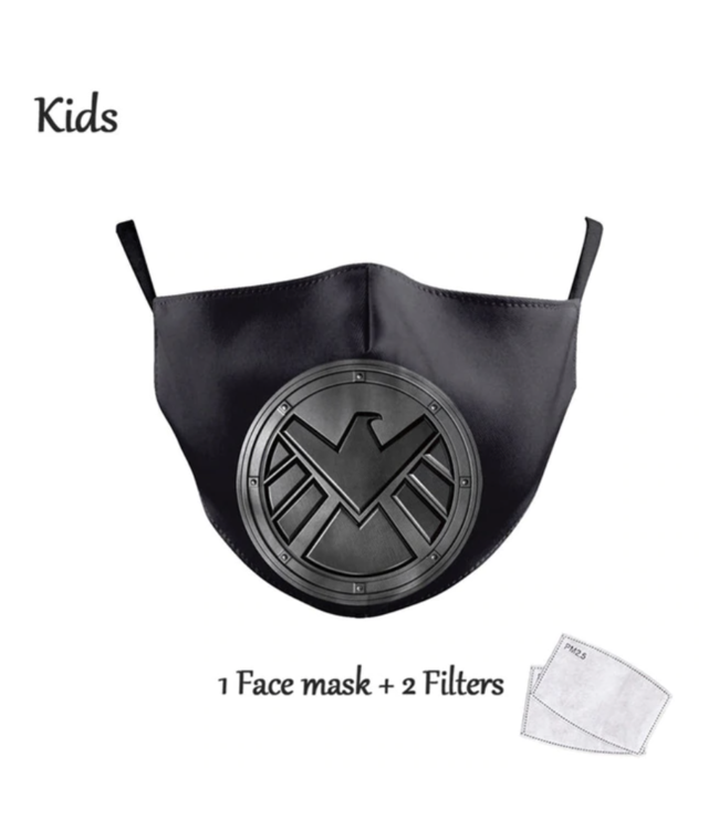 DG Kids Face Mask - Washable Reusable Mask - Captain America Heroes