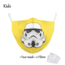 DG Gesichtsmaske für Kinder - Waschbare, wiederverwendbare Maske - Yellow Trooper